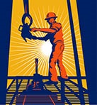 Oil rig worker