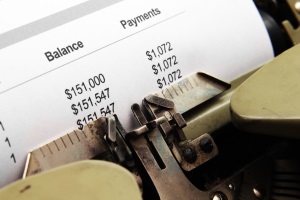 Image of Accounts receivable report showing invoice balances and payments